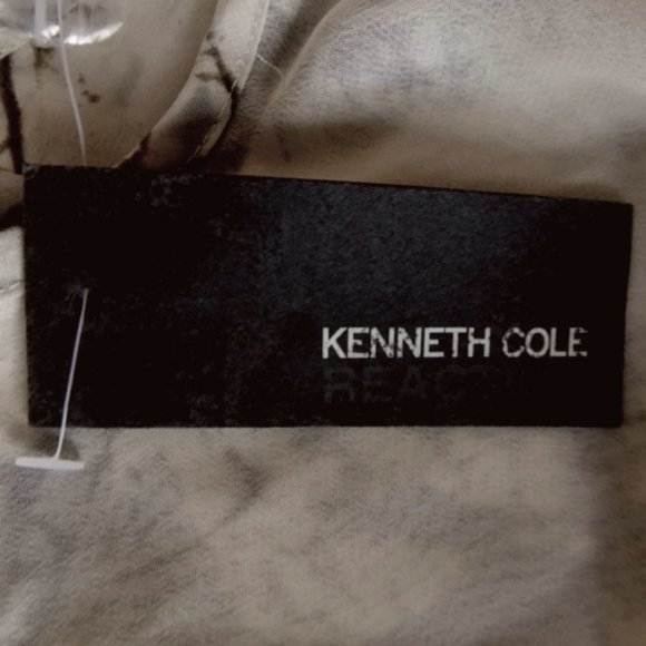 NWT Sleeveless ruffle top 8 Brown Off white Print Blouson Romantic Flowy Peplum - Picture 5 of 6